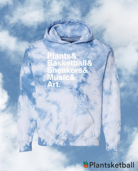 Cloudy Sky - Dyed “&” Hoodie