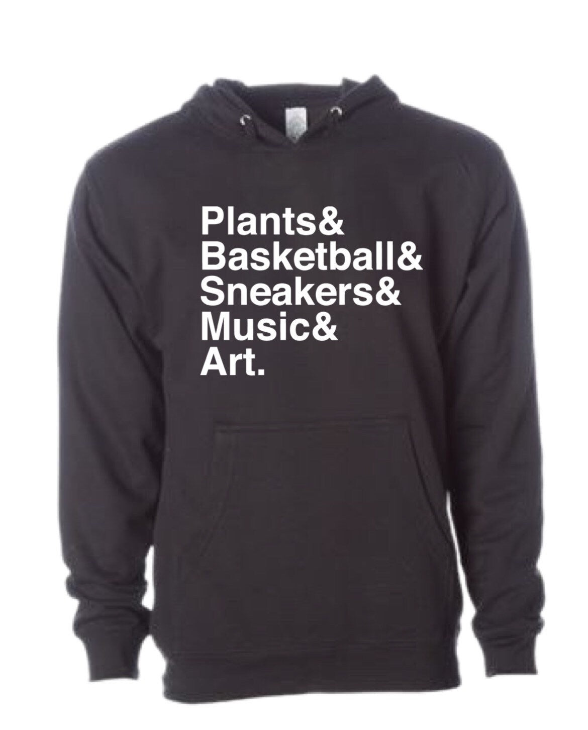 Essentials Hoodie by Plantsketball - Black