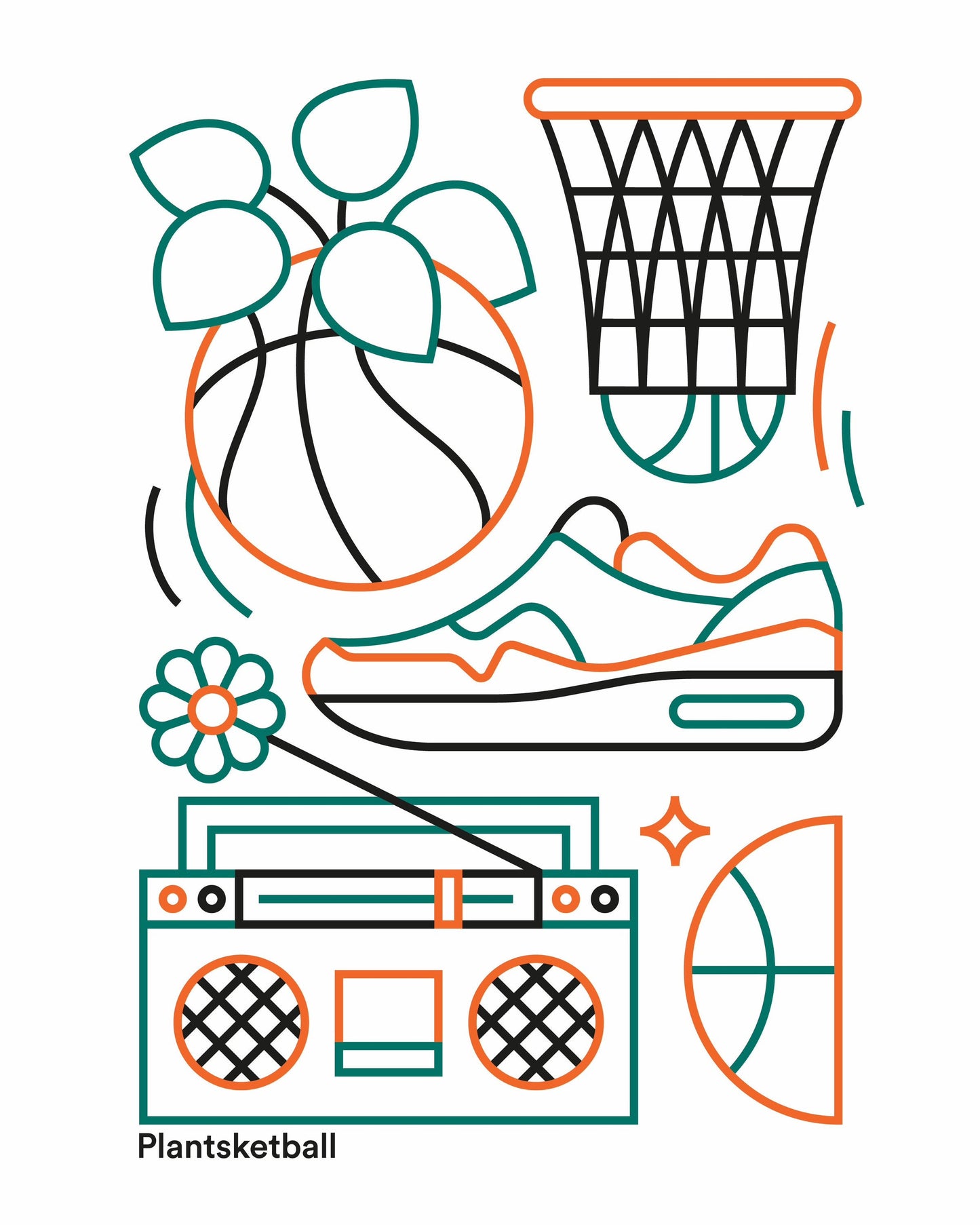 Boom Box Graphic Tee