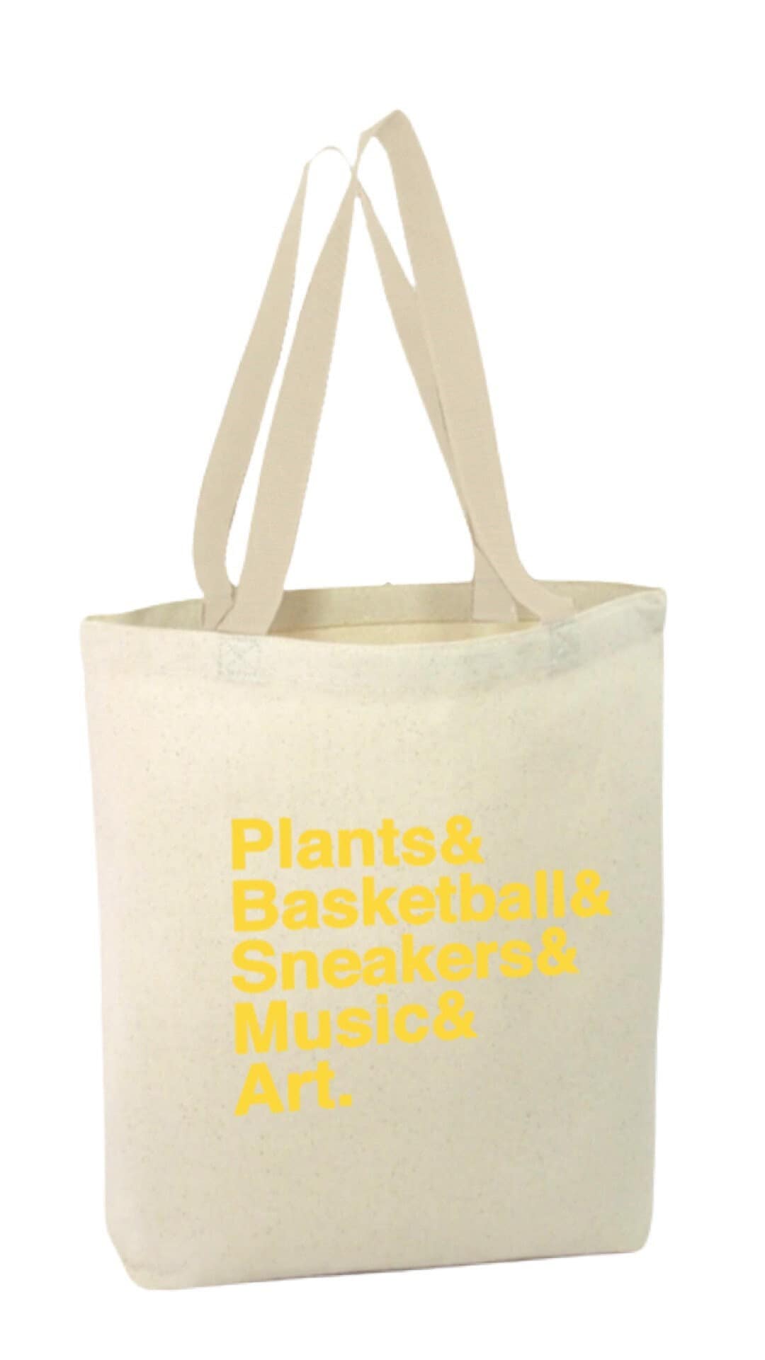 Essentials Tote - Yellow on Canvas