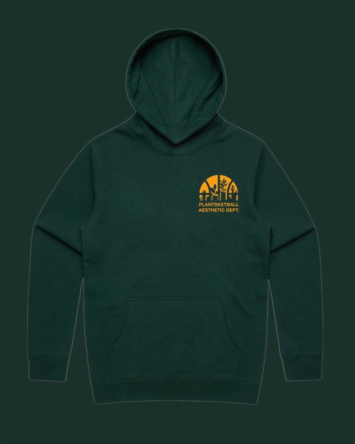 Sonic Bloom Front & Back Hoodie Green